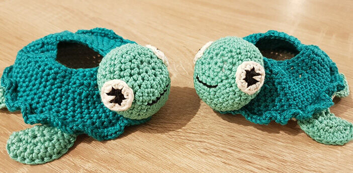 Schildkröten Babyschuhe häkeln